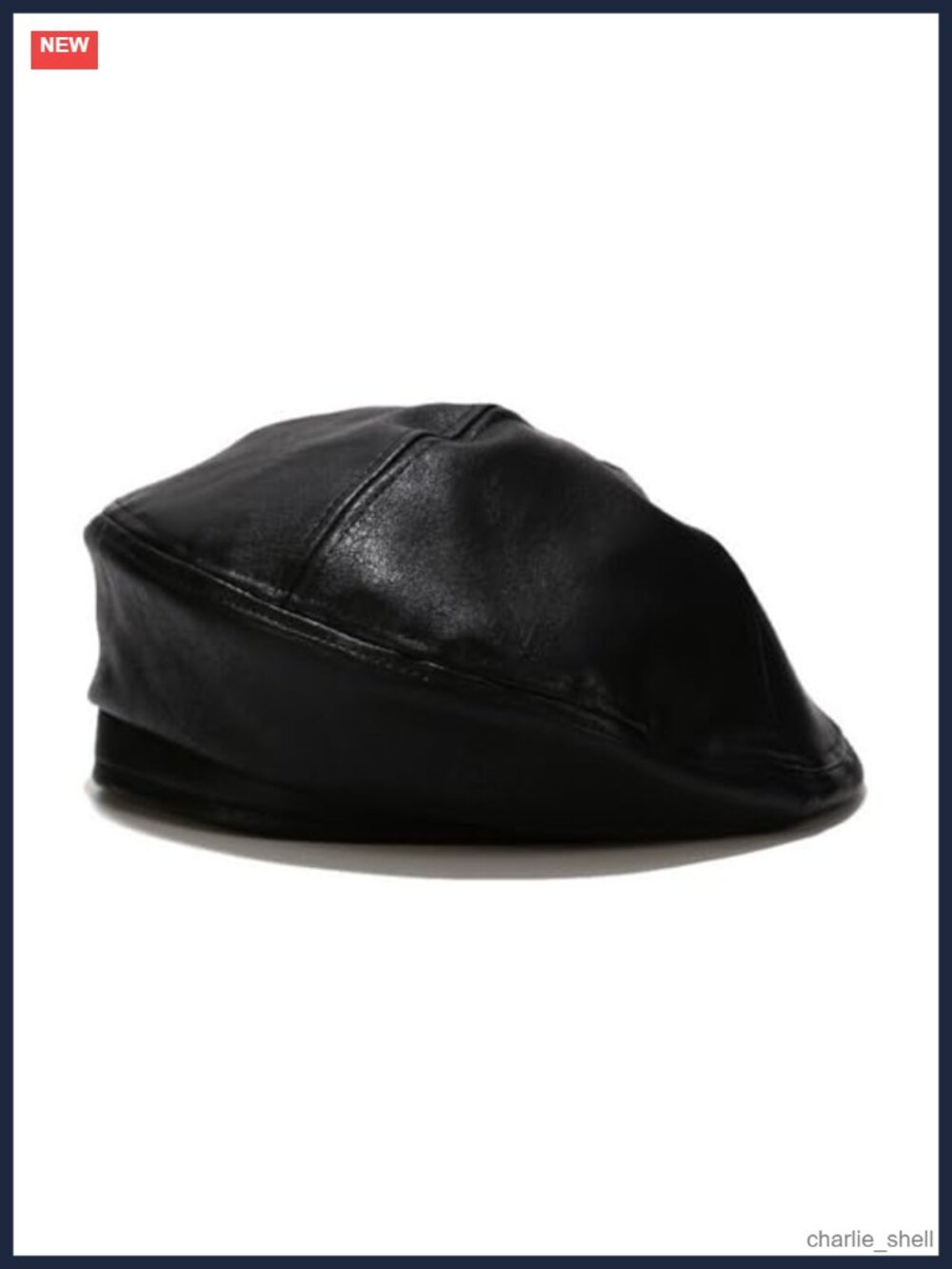 PU Newsboy Beret Cap Cabbie Painter Solid Paperboy Hat Versatile